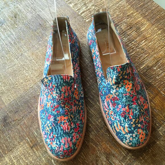 Sperry Womens Seaport Levy Loafer Flats Liberty Print Floral Slip on Womens 6.5 - Picture 4 of 11